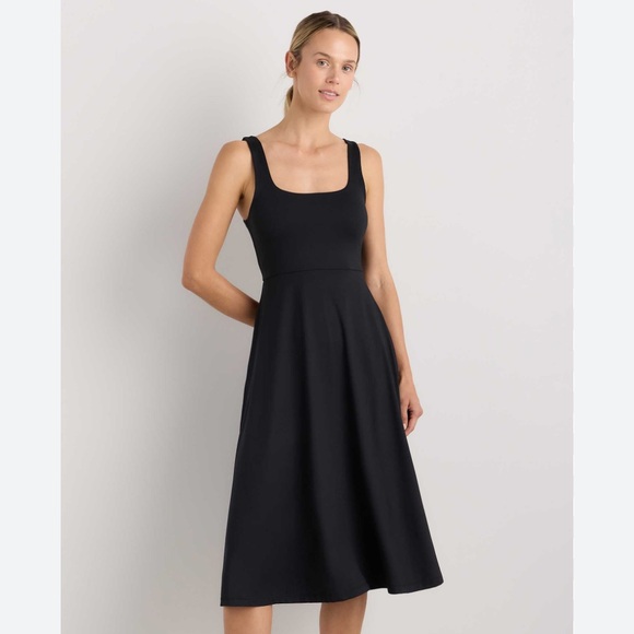 Quince Dresses & Skirts - Quince Navy Square-Neck Maxi Dress